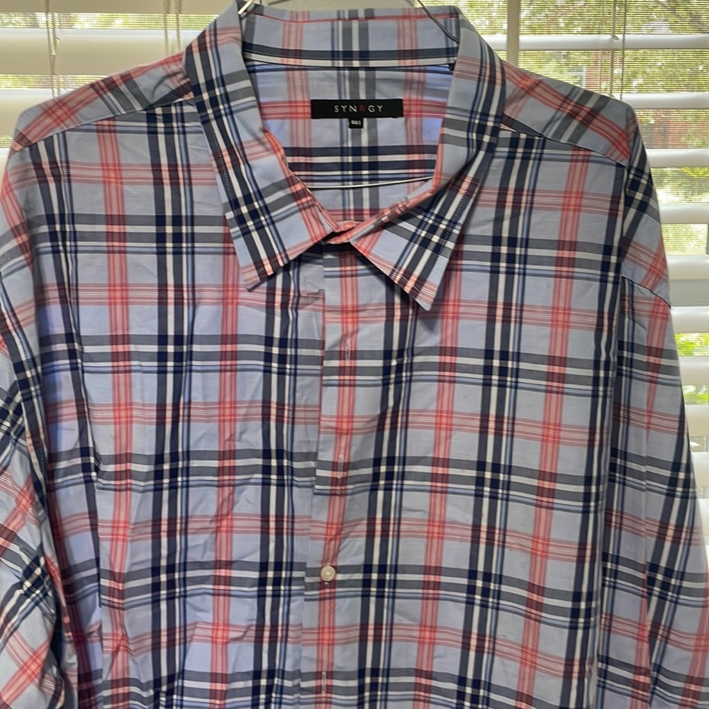Synrgy button down shirt for men